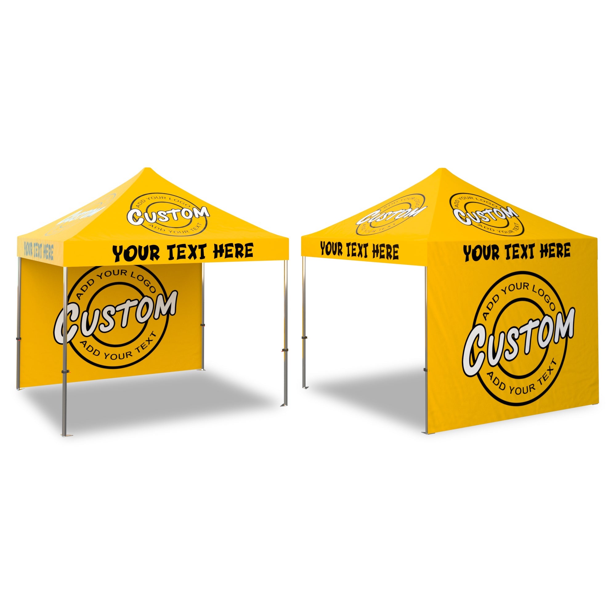 canopy tent with company logo Custom Canopy Tent Builder – Inflatable Industries