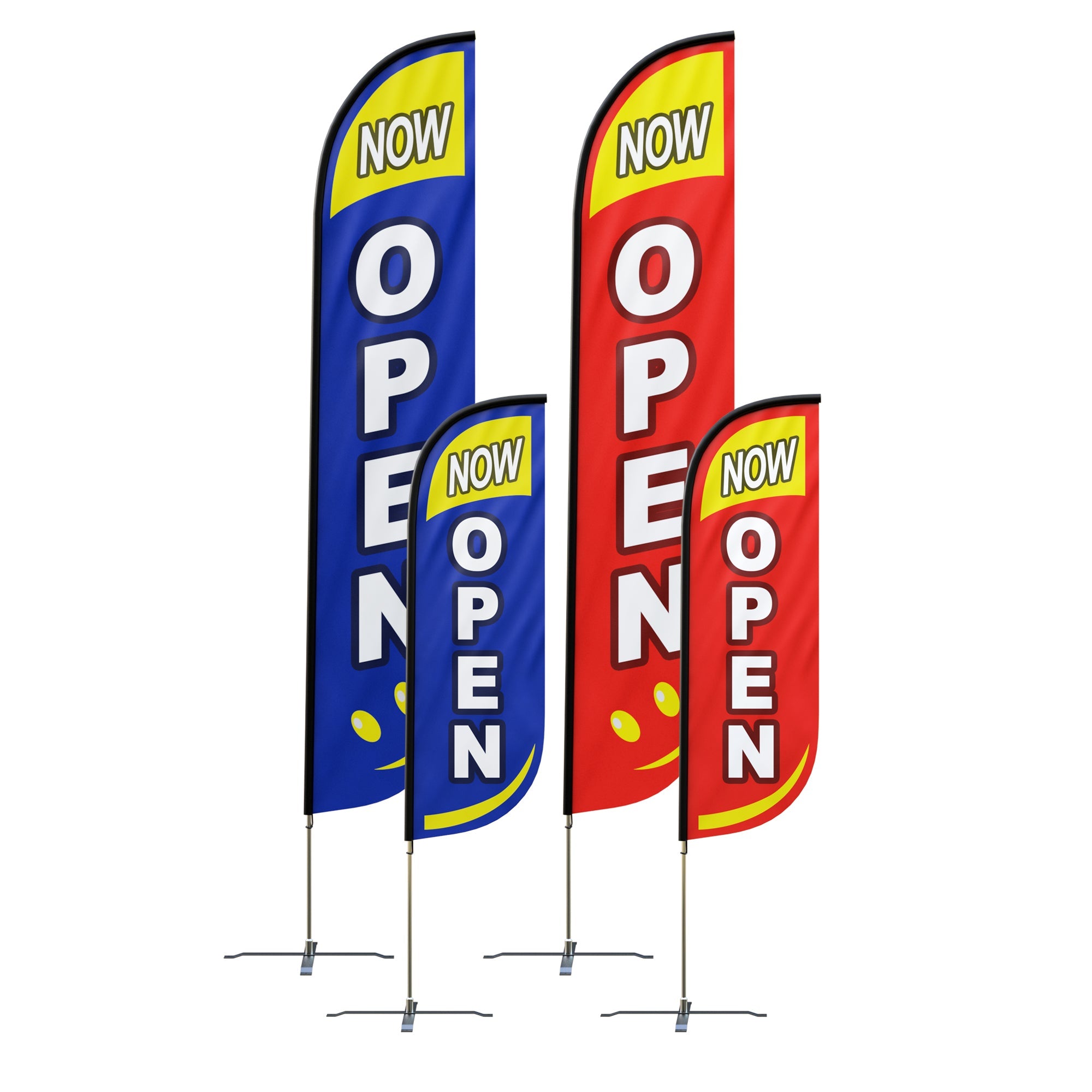 Now Open Feather Flag – Inflatable Industries